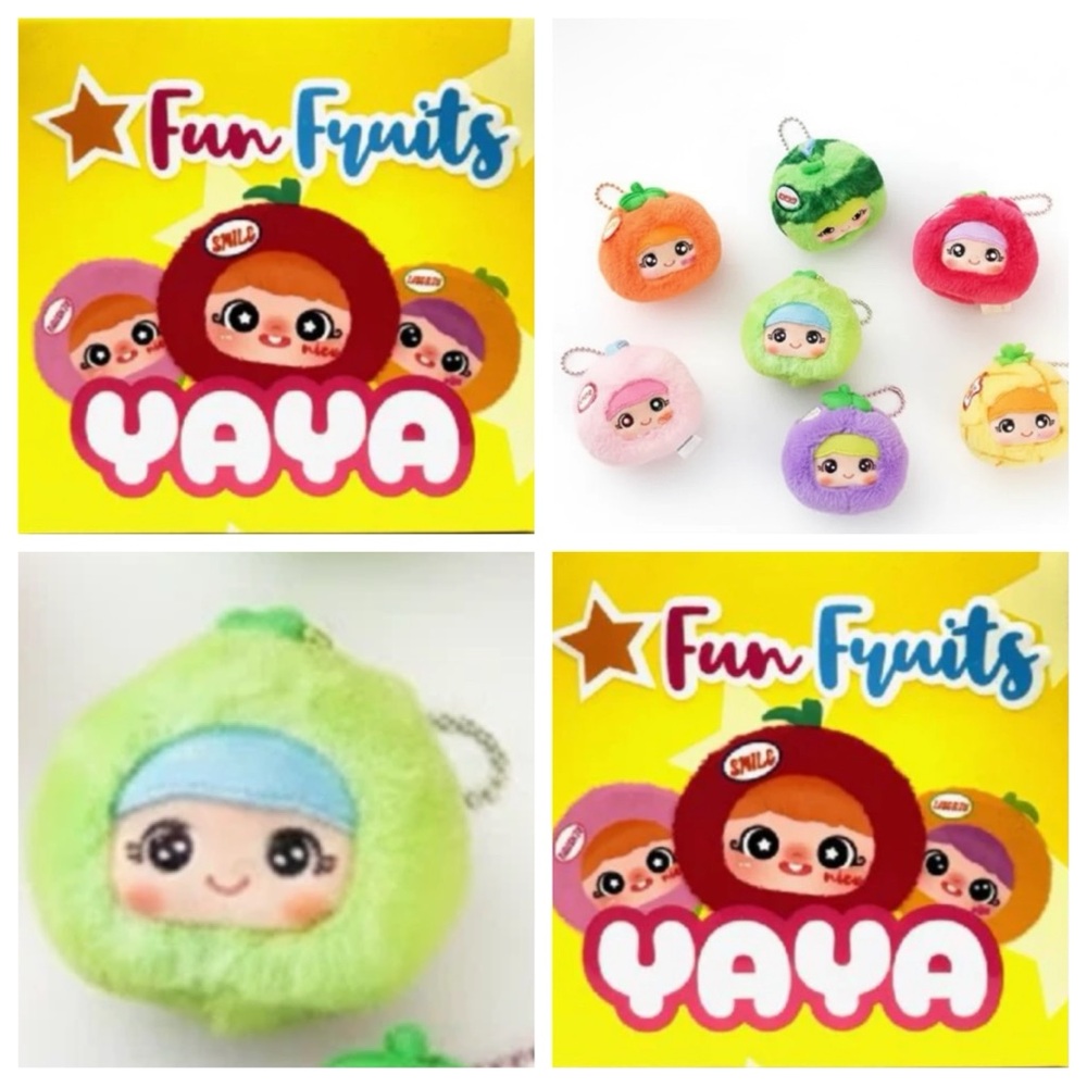 SEALED Yaya Baby Fruit Plushie Key Chain